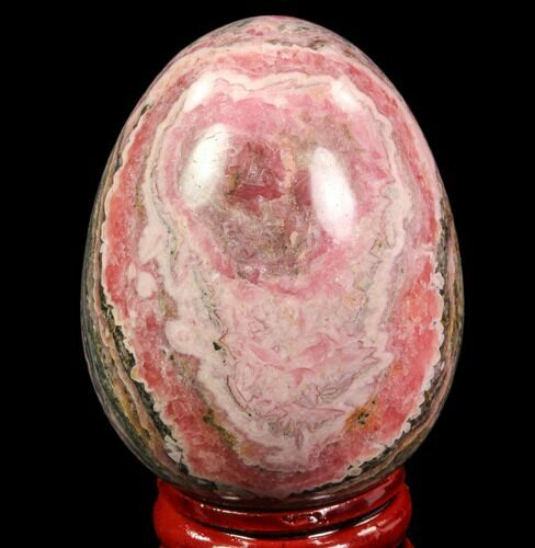 Polished Rhodochrosite Egg - Argentina #79272